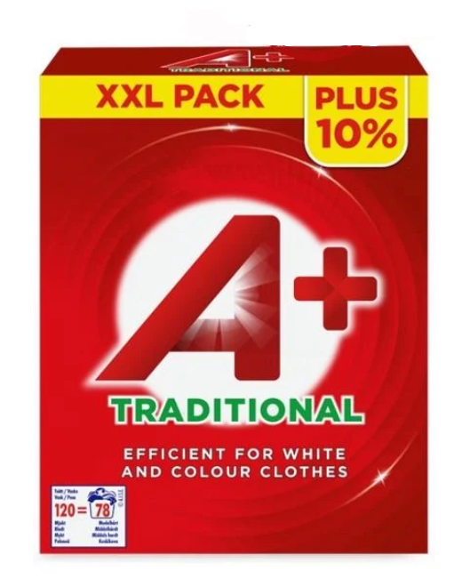 Пральний порошок А+ Traditional 5100 г 120 прань