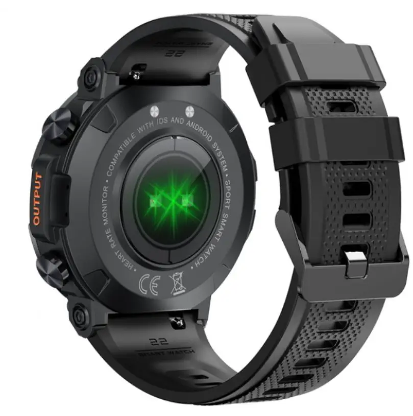 Смарт-часы военные Mevaden Hunter Army 1,39" Bluetooth 5.0/звонки Черный - фото 3