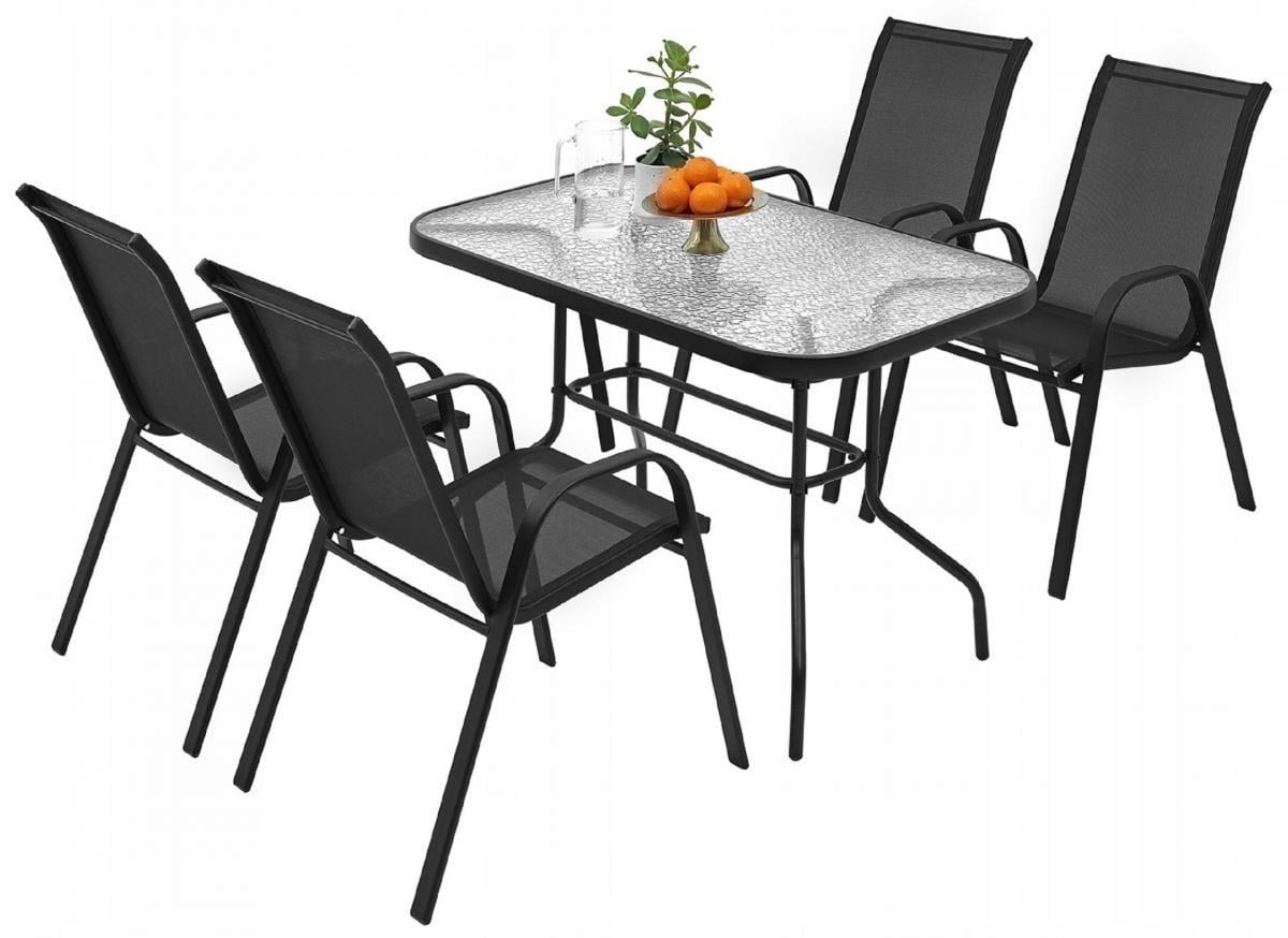 Комплект садовой мебели Kontrast Majorka DUO-4 Black Комплект садовой мебели Kontrast Majorka DUO-4 Black
