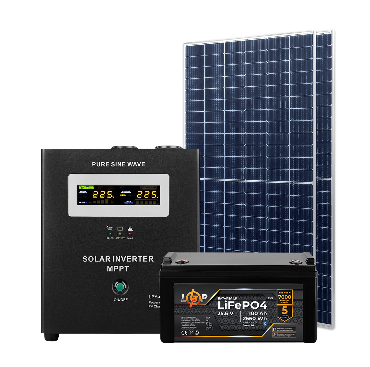 Комплект СЭС Премиум 1kW АКБ 1,2kWh литий 100 Ah (2479153303)