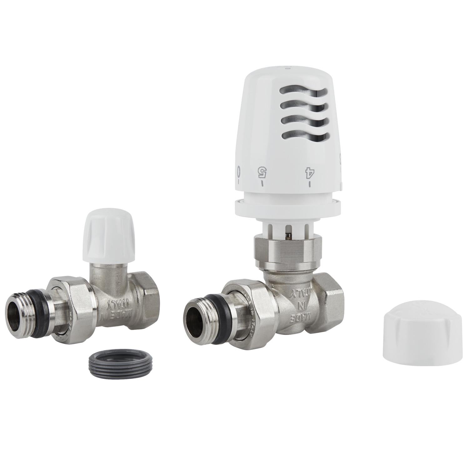 Термокомплект для радиатора прямой ICMA 1/2"x1/2" с преднастройкой (82KITHAD061100)