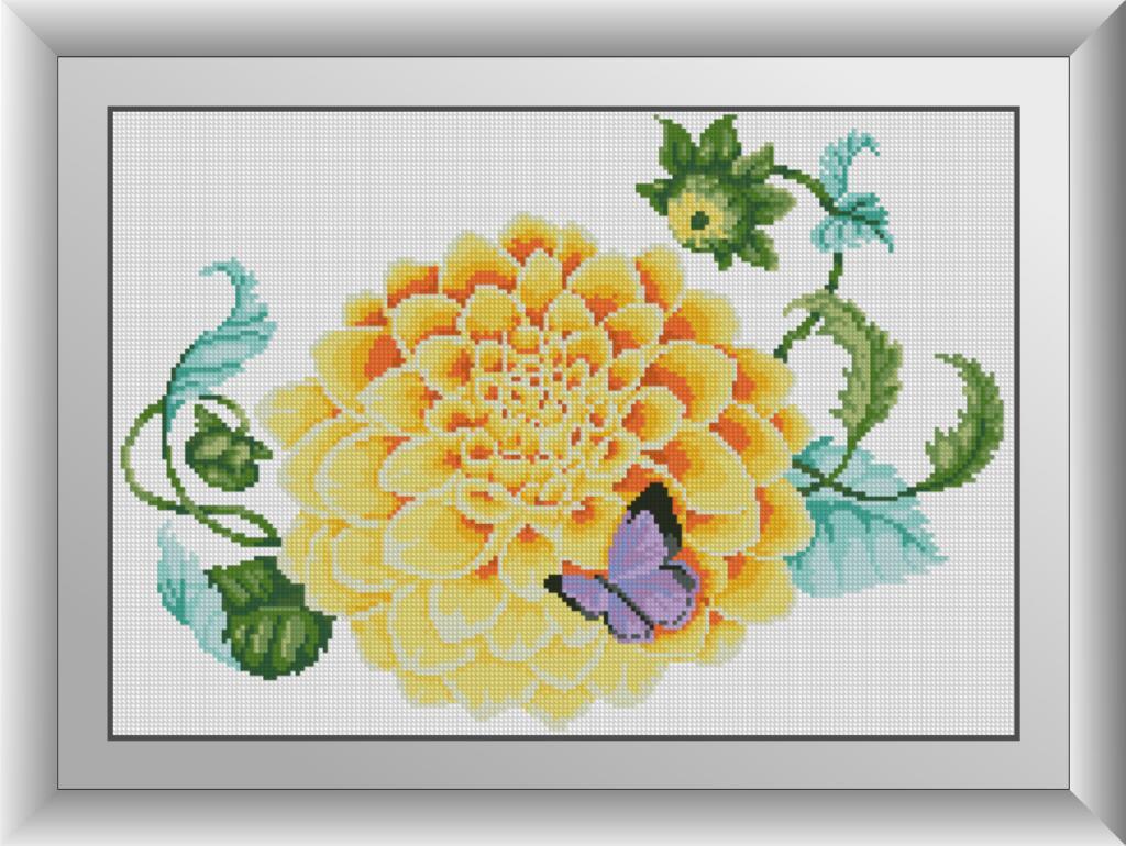 Алмазная мозаика Dream Art Хризантема 34x49 см (DA.30466)