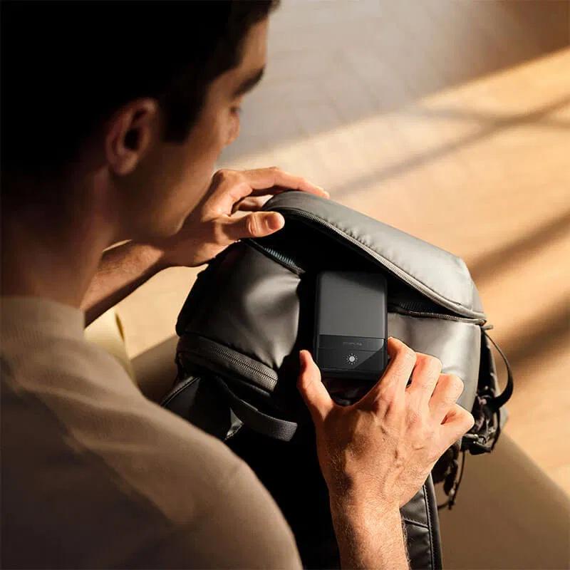 Повербанк магнитный EcoFlow RAPID 5000 мА/ч Qi2 USB-C PD3.0 Black (12af66c5) - фото 11