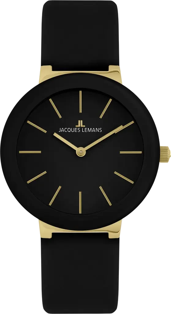 Наручные часы женские Jacques Lemans Monaco 42-9E со стальным корпусом WR 100 м и черным циферблатом Наручные часы женские Jacques Lemans Monaco 42-9E со стальным корпусом WR 100 м и черным циферблатом