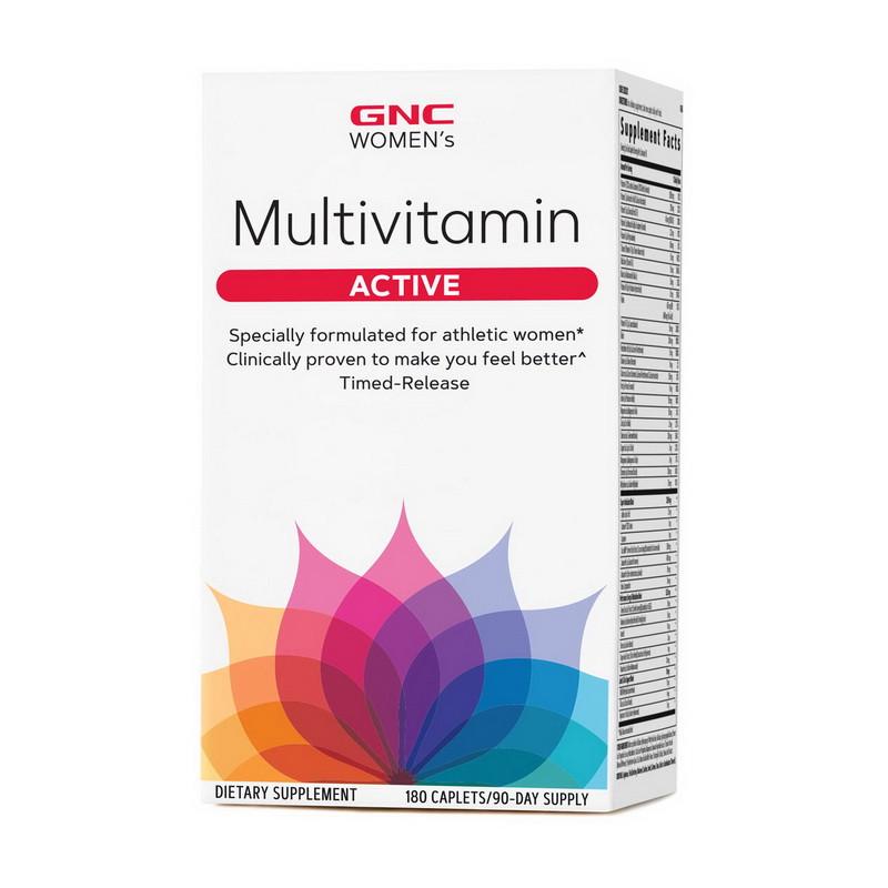 Витамины и минералы для женщин GNC Women's Multivitamin Active 180 капс. (22193-01) Витамины и минералы для женщин GNC Women's Multivitamin Active 180 капс. (22193-01)