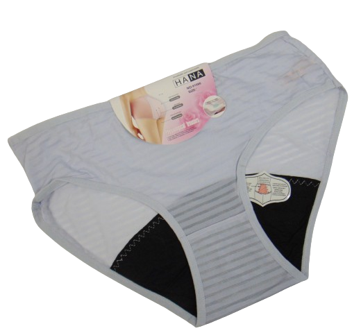 Трусы для критических дней Hana 81086 непромокаемые M Серый