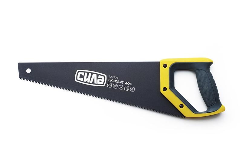Ножівка по дереву Сила 400 мм тефлон з пластиковою 2-х компонентною рукояткою (320506)