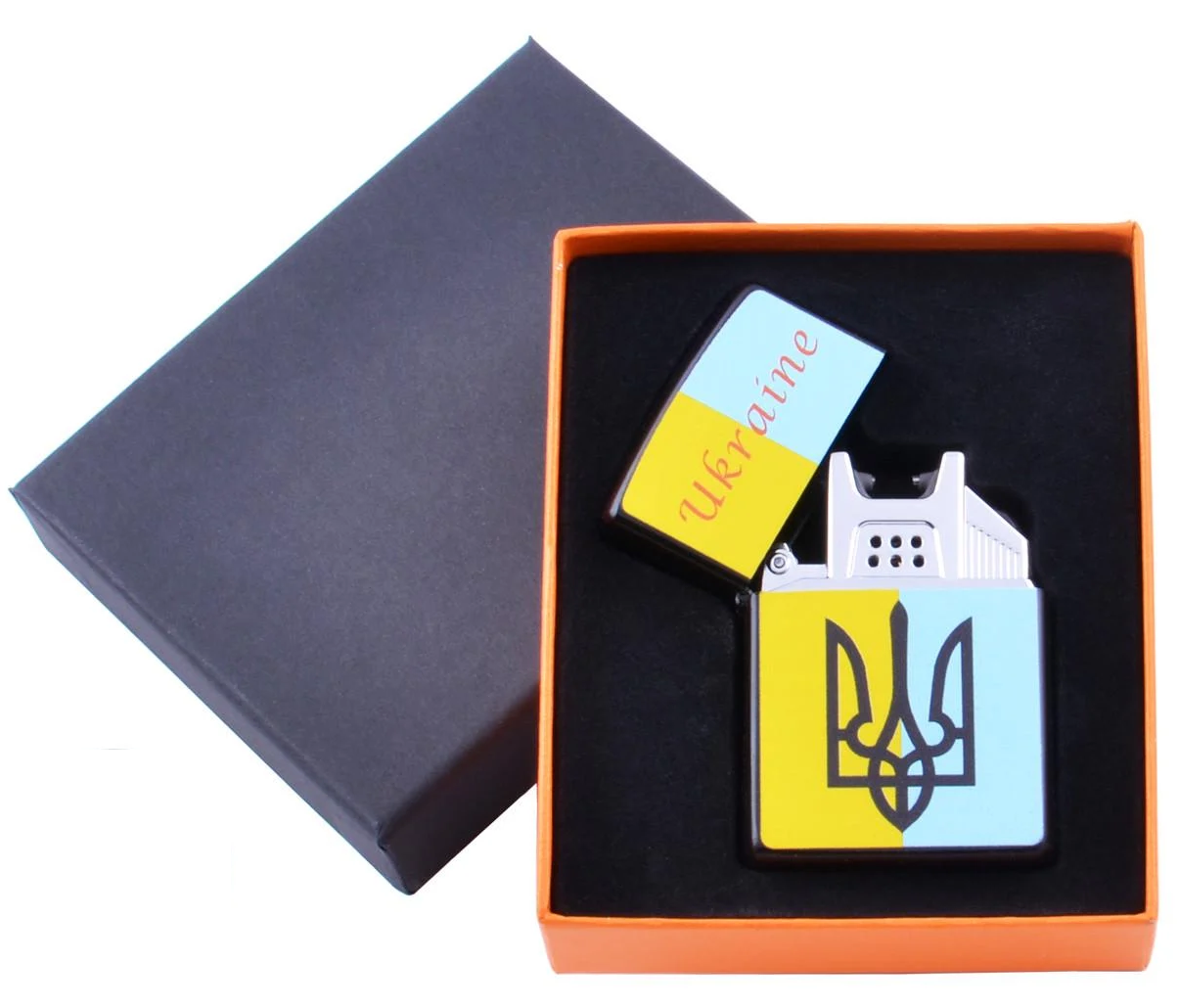 Зажигалка электроимпульсная "Україна" USB Type B (32162018)