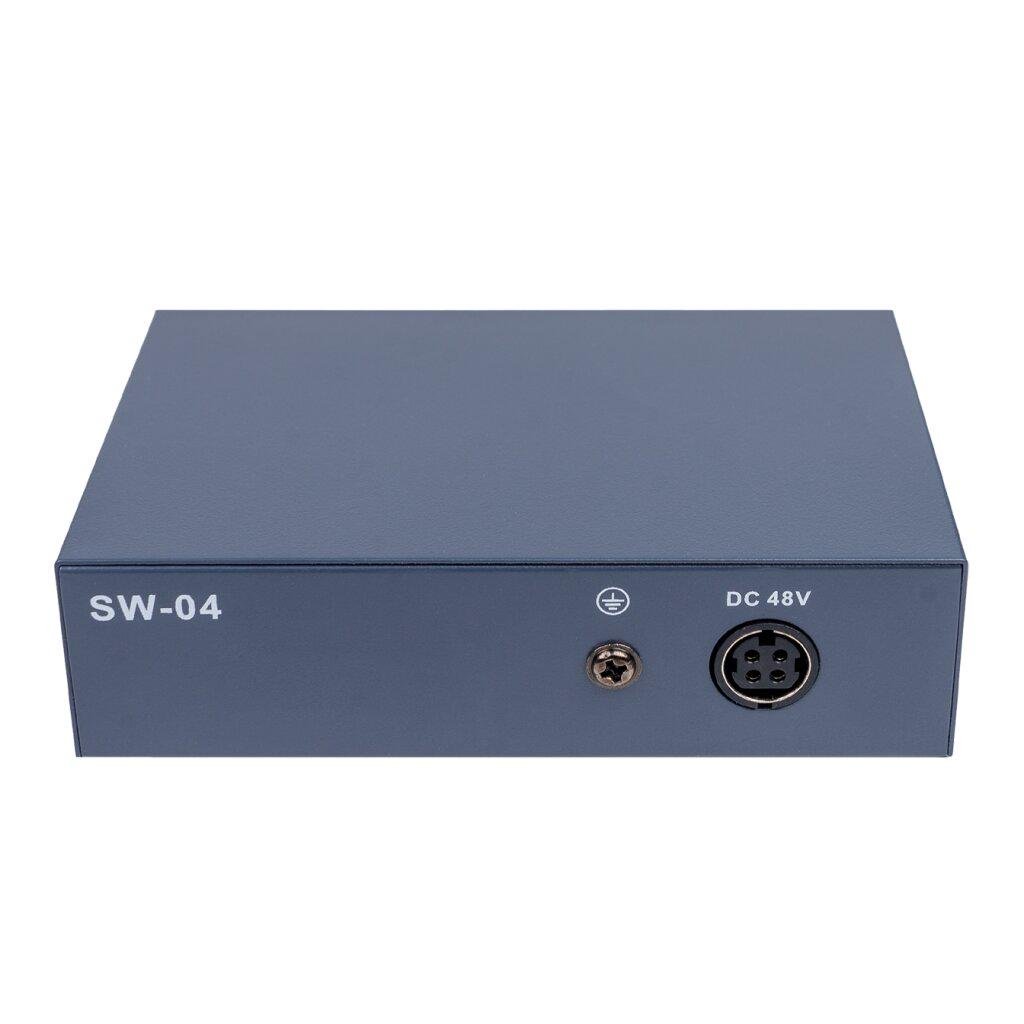 Комутатор мережевий GreenVision GV-017-AI-4+1P 4хPoE 1 uplink PoE Max металевий (32173144) Комутатор мережевий GreenVision GV-017-AI-4+1P 4хPoE 1 uplink PoE Max металевий (32173144)