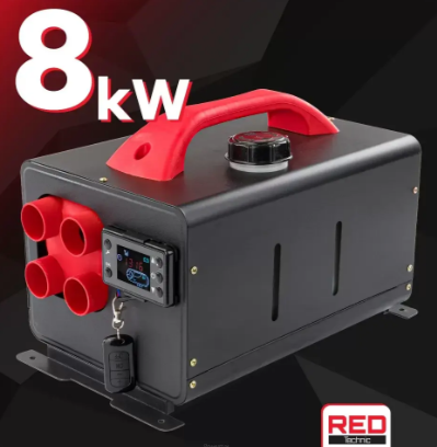 Обігірівач дизельний повітряний Webasto з пультом ДУ і РК-дисплеєм RED TECHNIC RTAGO0128 8 кВт 12/24/230 В - фото 3 Обігірівач дизельний повітряний Webasto з пультом ДУ і РК-дисплеєм RED TECHNIC RTAGO0128 8 кВт 12/24/230 В - фото 3