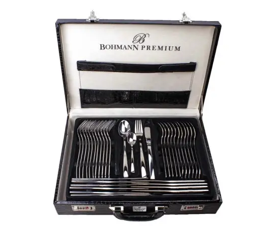 Набор столовых приборов Bohmann Premium в чемодане 72 пр. (BP-B72-SM)