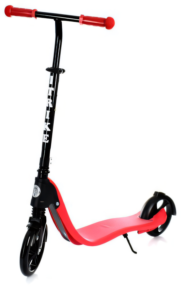 Самокат iTrike двухколесный/полиуретановые колеса Черный/Красный (DS-171-S-204)