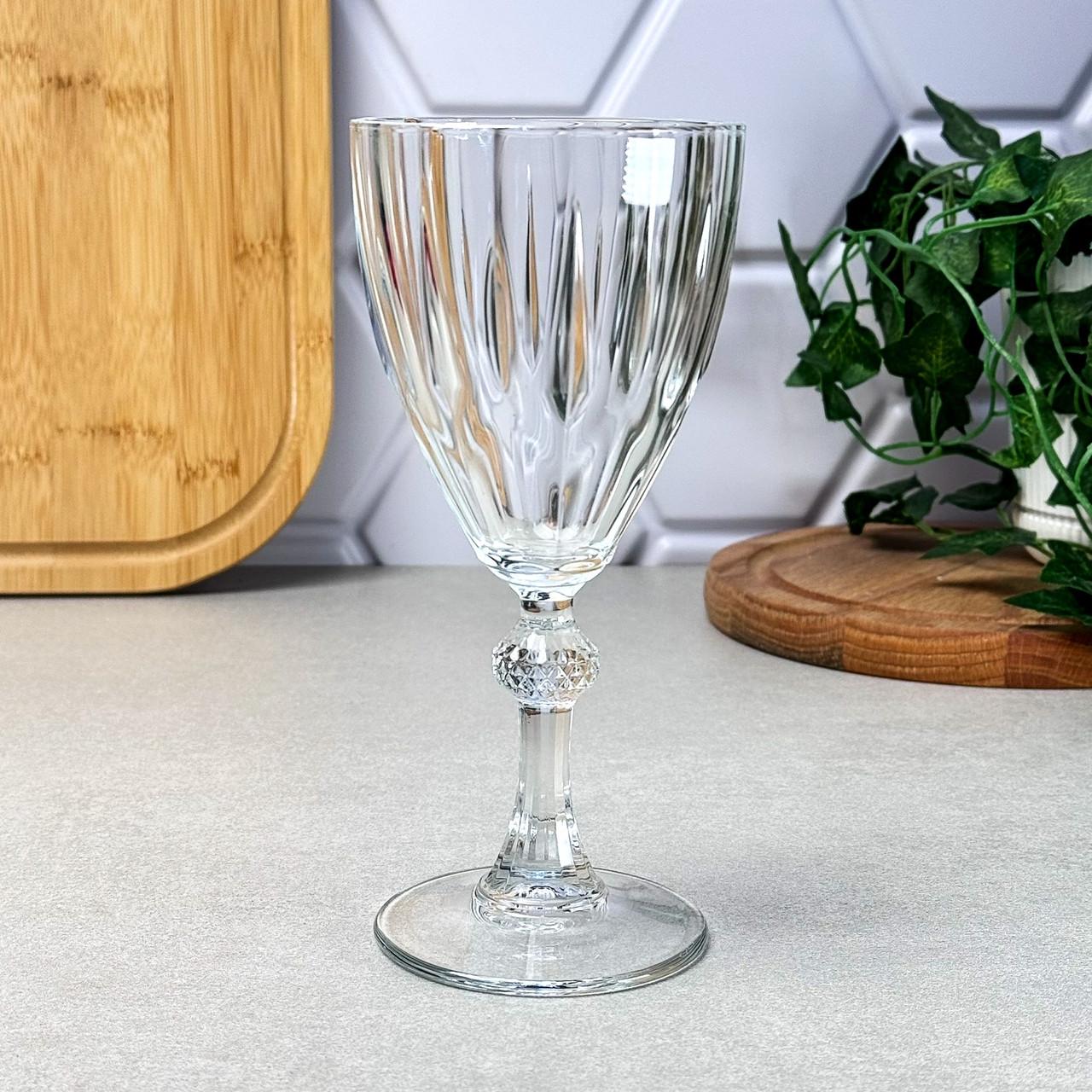 Набір бокалів для вина та води Pasabahce Diamond 245 мл 6 шт.