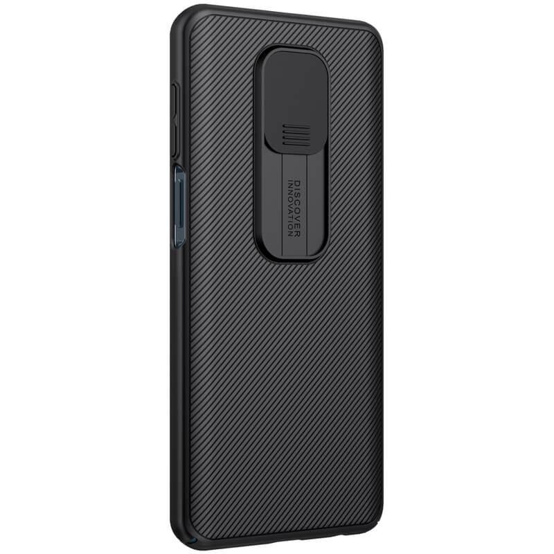 Карбоновая накладка Nillkin Camshield (шторка на камеру) для Xiaomi Redmi Note 9s/9 Pro/9 Pro Max Черный/Black - фото 4