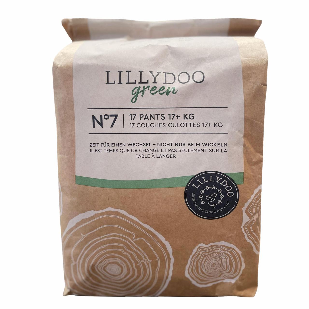 Підгузки-трусики еко LILLYDOO Green 7 17+ кг 17 шт. (2511827438)