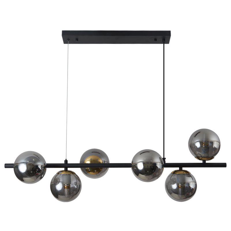 Декоративная люстра GLD-23749-6A BK на 6 плафонов (000042018) Декоративная люстра GLD-23749-6A BK на 6 плафонов (000042018)