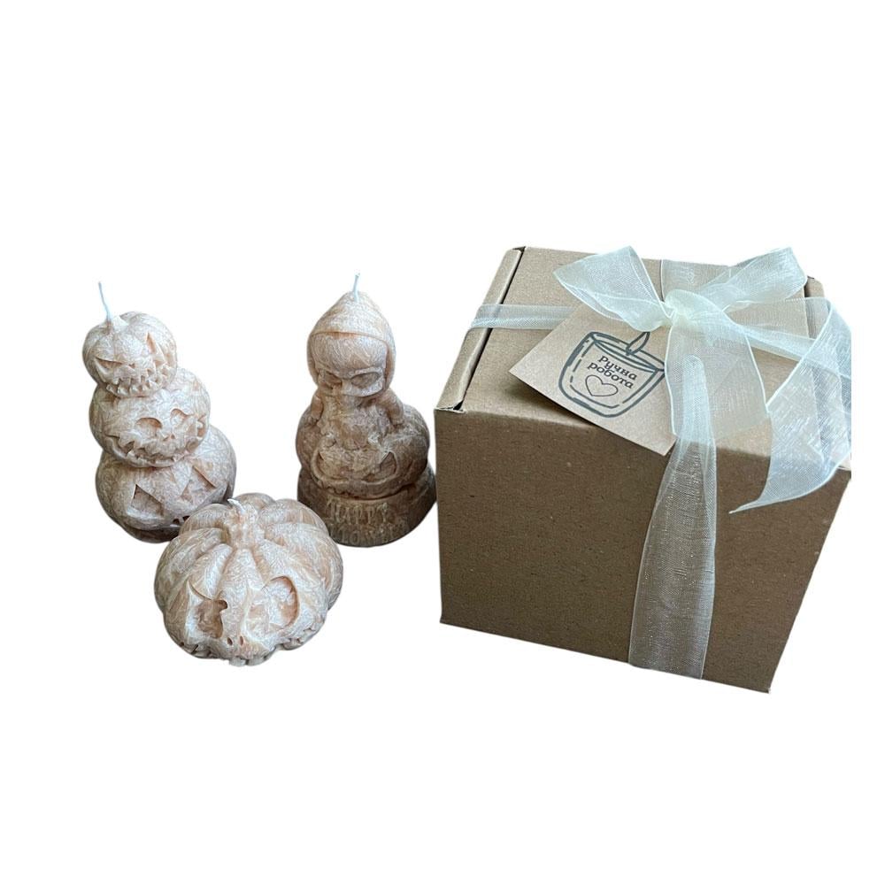 Подарочный набор из 3 тыкв на Хэллоуин (TA0178) Подарочный набор из 3 тыкв на Хэллоуин (TA0178)