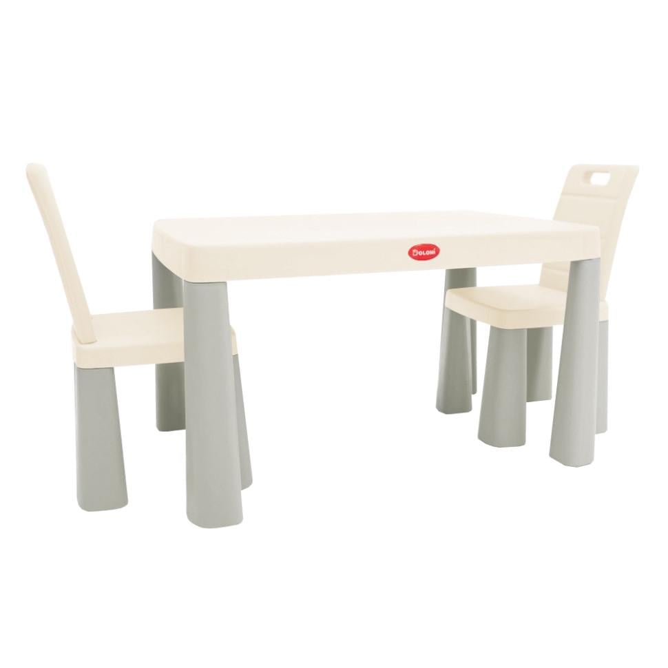 Дитячий стіл із двома стільцями Doloni Toys Бежевий (04680/11) Дитячий стіл із двома стільцями Doloni Toys Бежевий (04680/11)