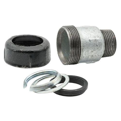 З'єднання затискне Gross QA з переходом на ЗР чавун Ø 40 мм 1 1/2″ - фото 3