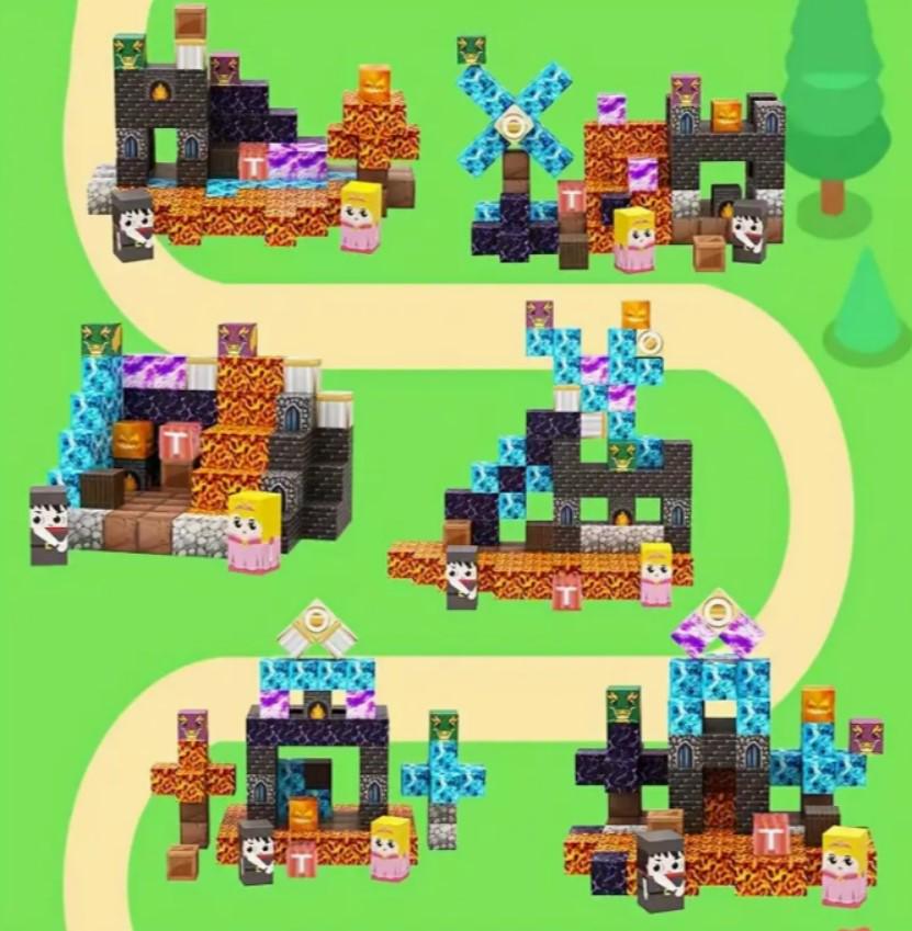 Конструктор магнитный Magnetic Cube Гигантский меч 128 дет. (2104618680) - фото 5 Конструктор магнитный Magnetic Cube Гигантский меч 128 дет. (2104618680) - фото 5