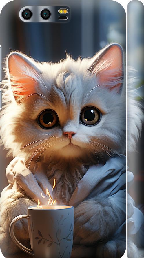 Чехол на Huawei Honor 9 White cat (5646m-998-42517) Чехол на Huawei Honor 9 White cat (5646m-998-42517)