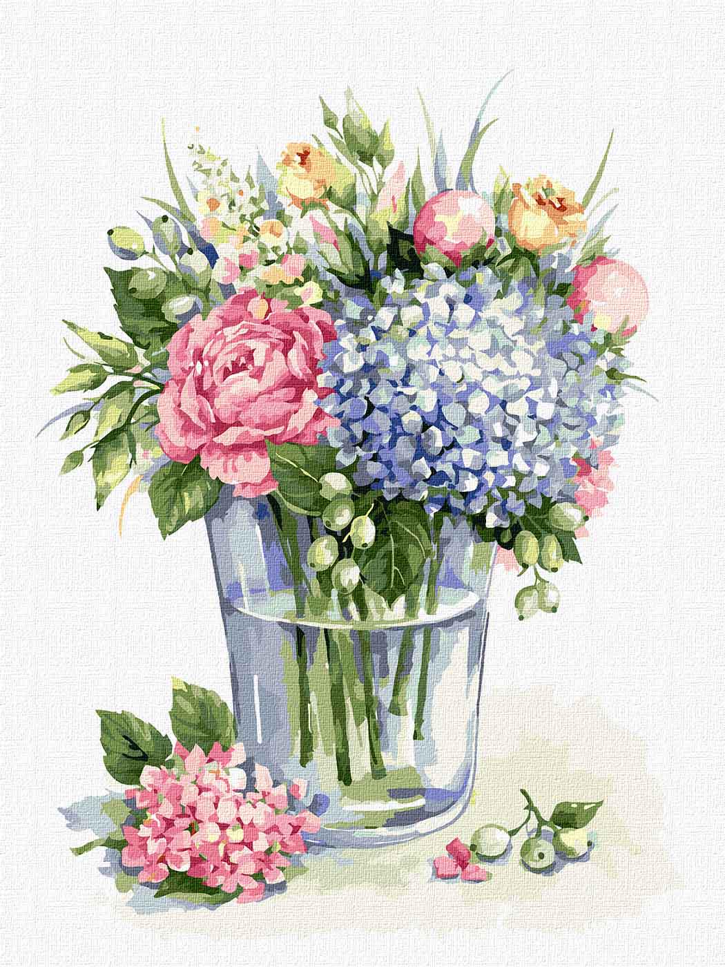 Картина по номерам Идейка Весенняя свежесть 30х40 см (KHO2981)