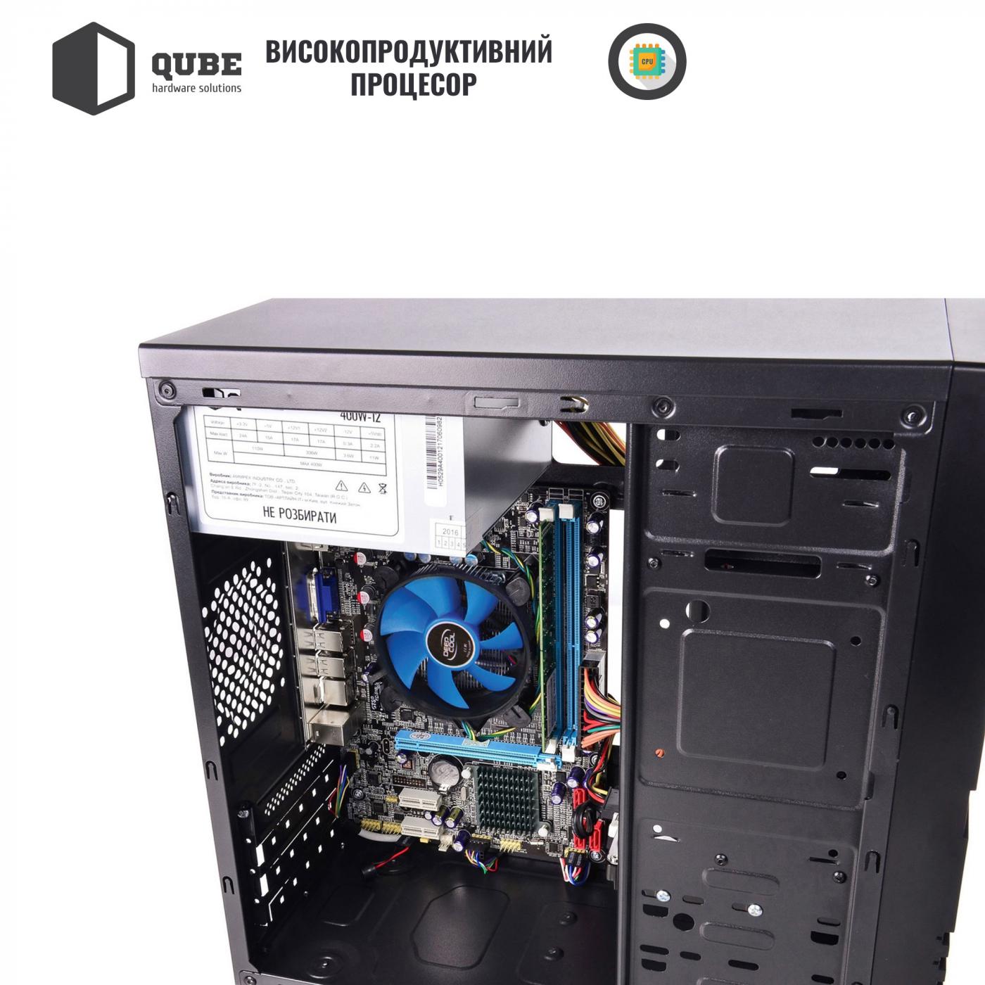 Системный блок QUBE Домашний QB G6400 821 - фото 4