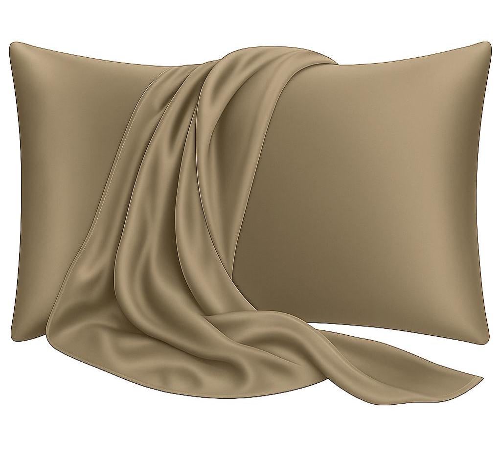 Наволочка шовкова 19 мм 50х75 см Пшеничний - фото 1 Наволочка шовкова 19 мм 50х75 см Пшеничний - фото 1
