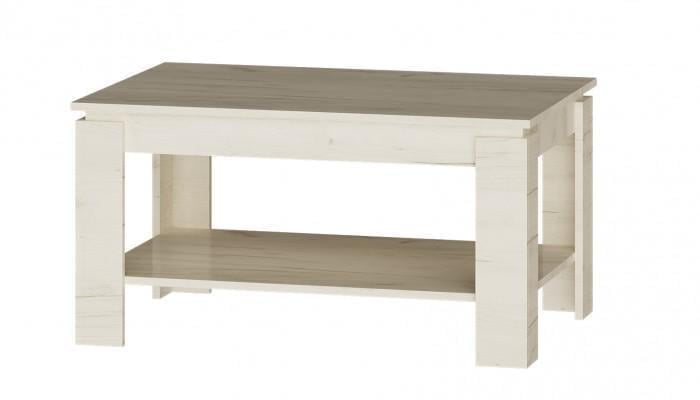 Стол журнальный для гостиной Эверест Соната СЖ-910 Крафт белый (114368)