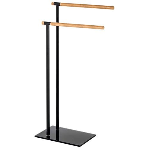 Тримач для рушників Bisk PLAIN 78 см Чорний (07617)