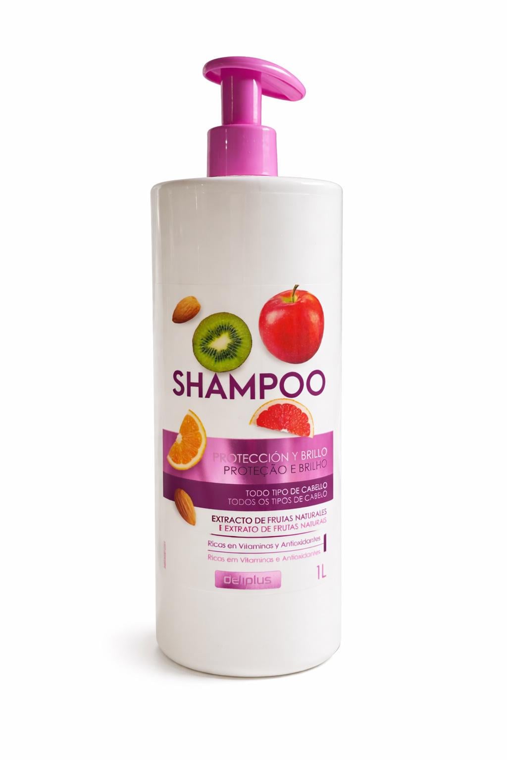 Шампунь для всей семьи Deliplus Protección y Brillo 1 л