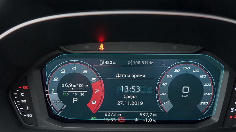 Стекло защитное Pixsel гибридный глянец на приборную панель Audi Q3/RSQ3 9,9“ 2019