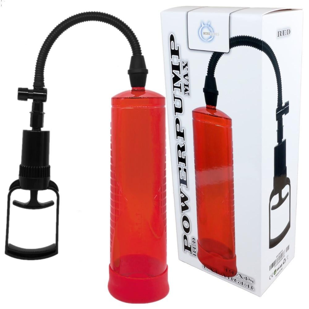 Помпа вакуумная для мужчин Powerpump MAX Red Boss Series Красный