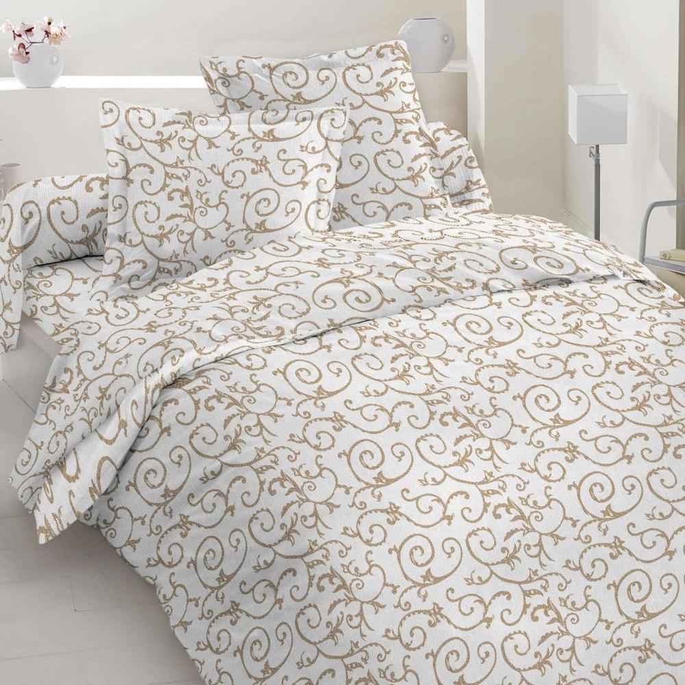 Комплект постільної білизни Pretty Вензеля полуторний Ранфорс 9609 (DR010408)