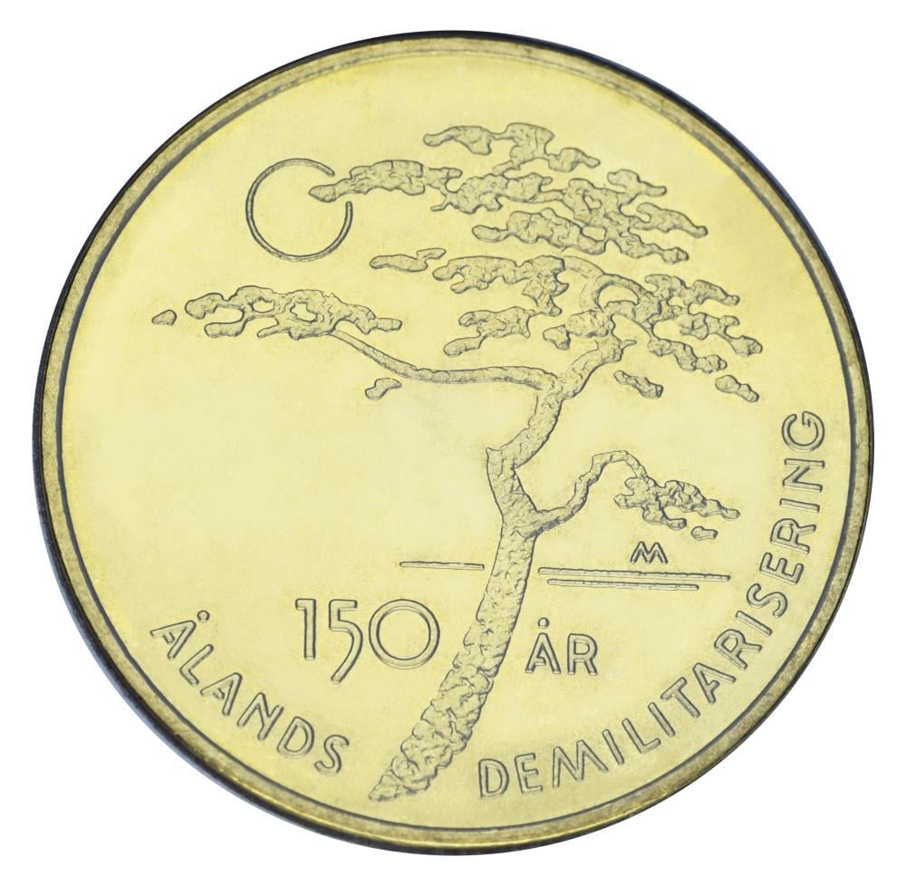 Коллекционная монета Финляндия 5 евро 2006 UNC 150 лет демилитаризации Аландов (М25200)