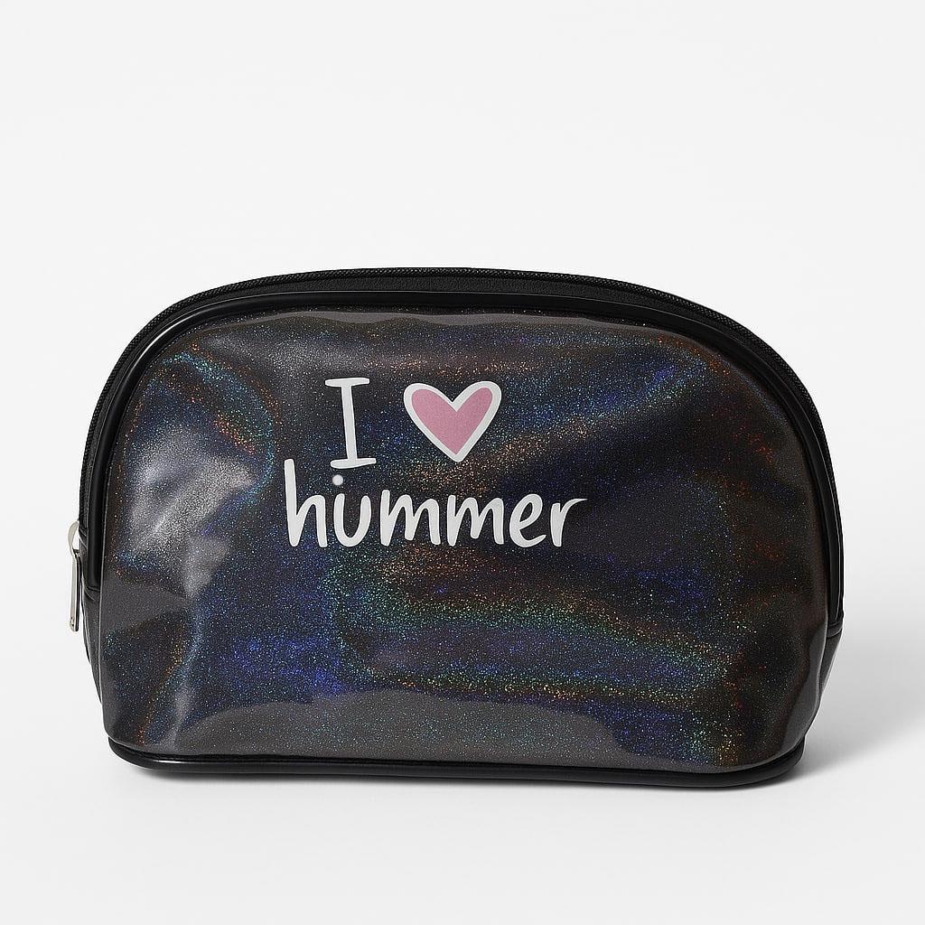 Косметичка I love Hummer голографическая Черный (83be4cc1)