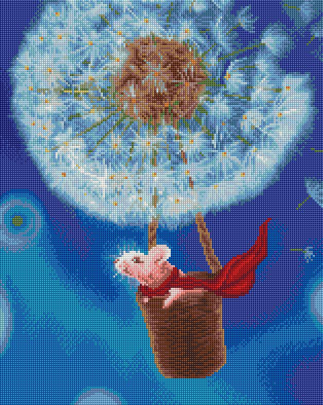 Алмазная мозаика на подрамнике Brushme Унесенные ветром 40x50 см (DBS1217)