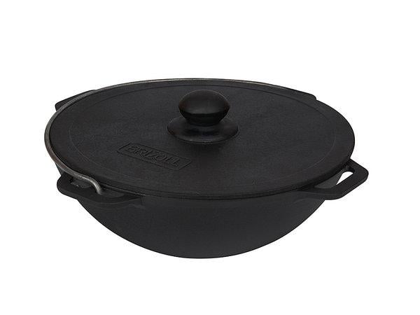 Котел чавунний азіатський Brizoll 4 л з кришкою (4-9-РК-1859-01) Котел чавунний азіатський Brizoll 4 л з кришкою (4-9-РК-1859-01)