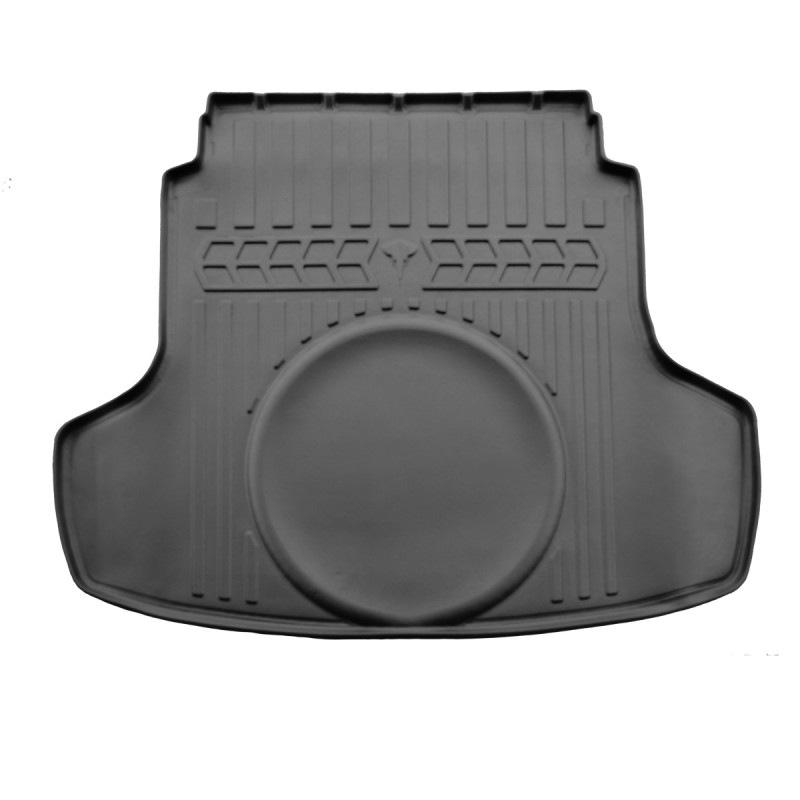 Коврик в багажник Stingray 3D для Hyundai Sonata DN8 2020- гг. Черный (125924)