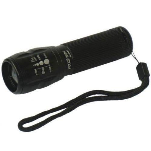 Ліхтарик BL-8400 з лінзою 3000w Чорний