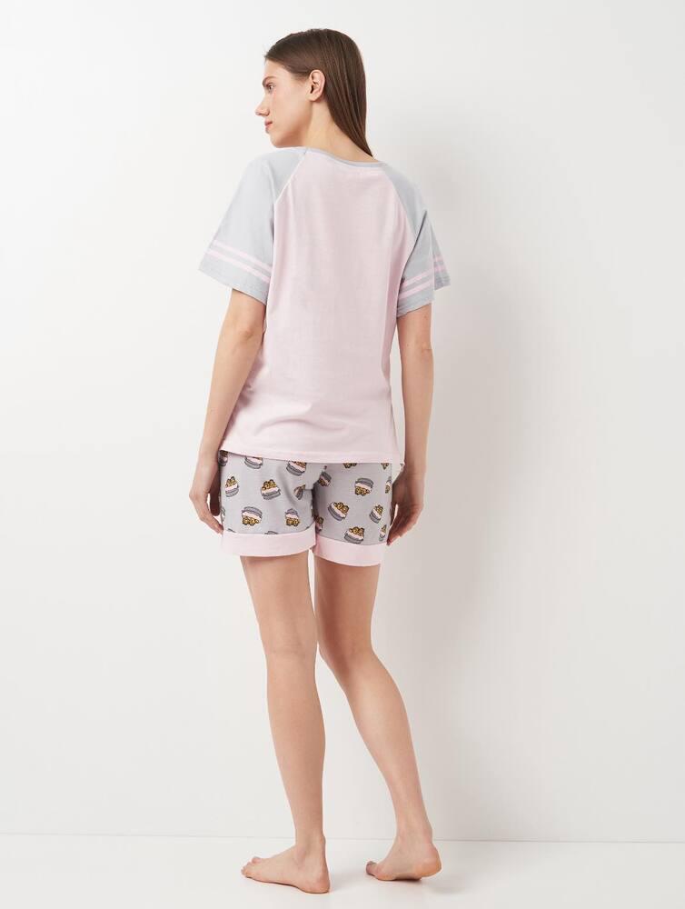 Пижама Boyraz 15003-1x37 женская XL Розовый - фото 5