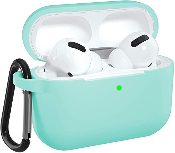 Силиконовый чехол для наушников Silicone Case for AirPods Pro, Mint