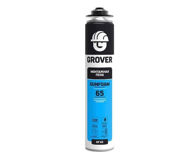 Піна монтажна Grover GF65 всесезонна пістолетна 883 мл Жовтий (1421501954)