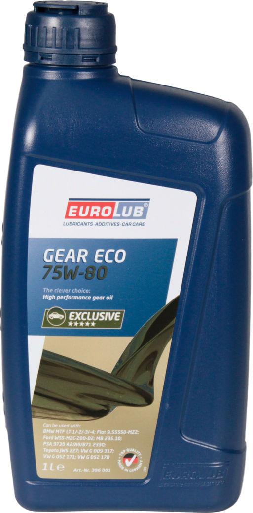 Трансмиссионное масло EuroLub 75W-80 ECO 1 л (386001)