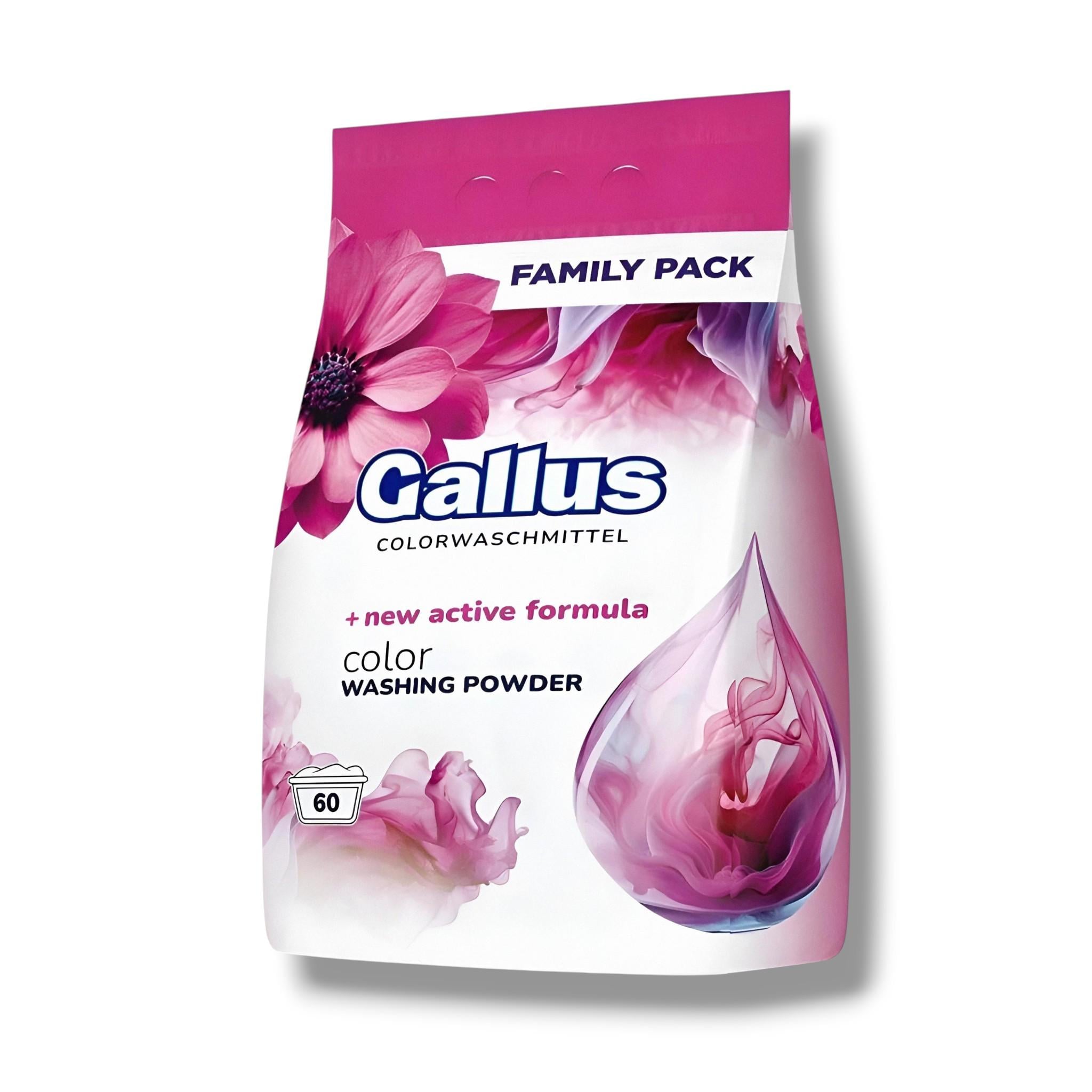 Порошок концентрат для стирки Gallus Color FAMILY PACK 3,6 кг 60 стирок (303989) Порошок концентрат для стирки Gallus Color FAMILY PACK 3,6 кг 60 стирок (303989)