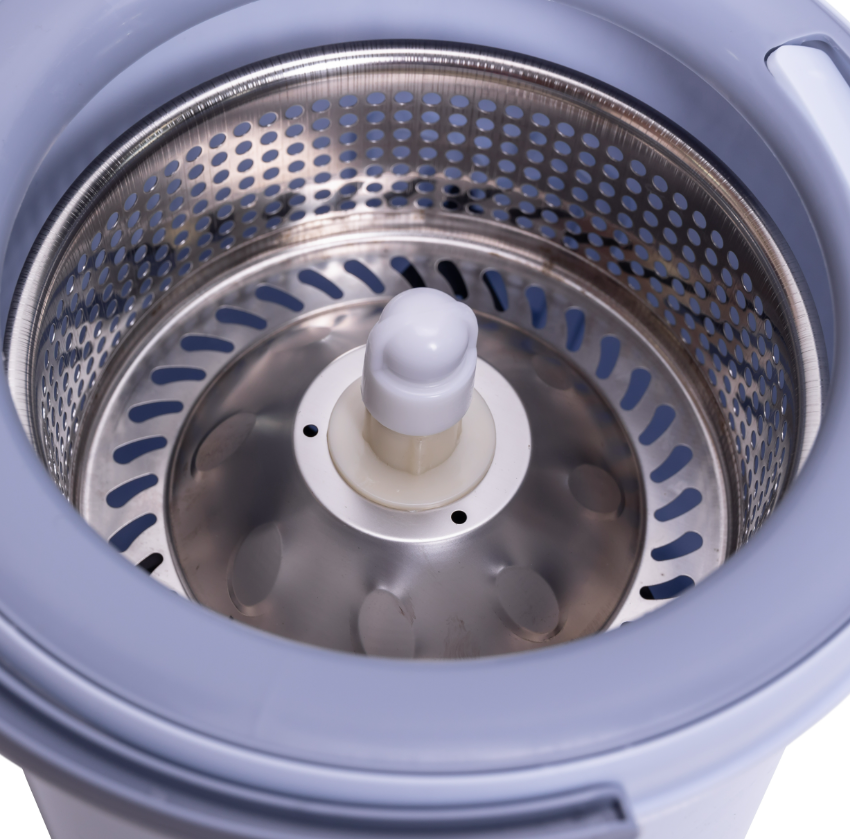 Комплект для уборки швабра веревочная и ведро с отжимом Голубой (HP-35015-21) - фото 6 Комплект для уборки швабра веревочная и ведро с отжимом Голубой (HP-35015-21) - фото 6