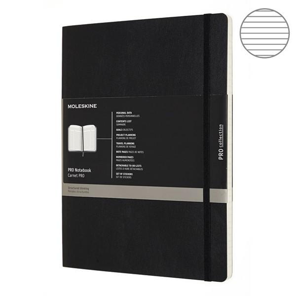 Записная книжка Moleskine PRO большая Черный (PROPFNTB4SBK) - фото 2