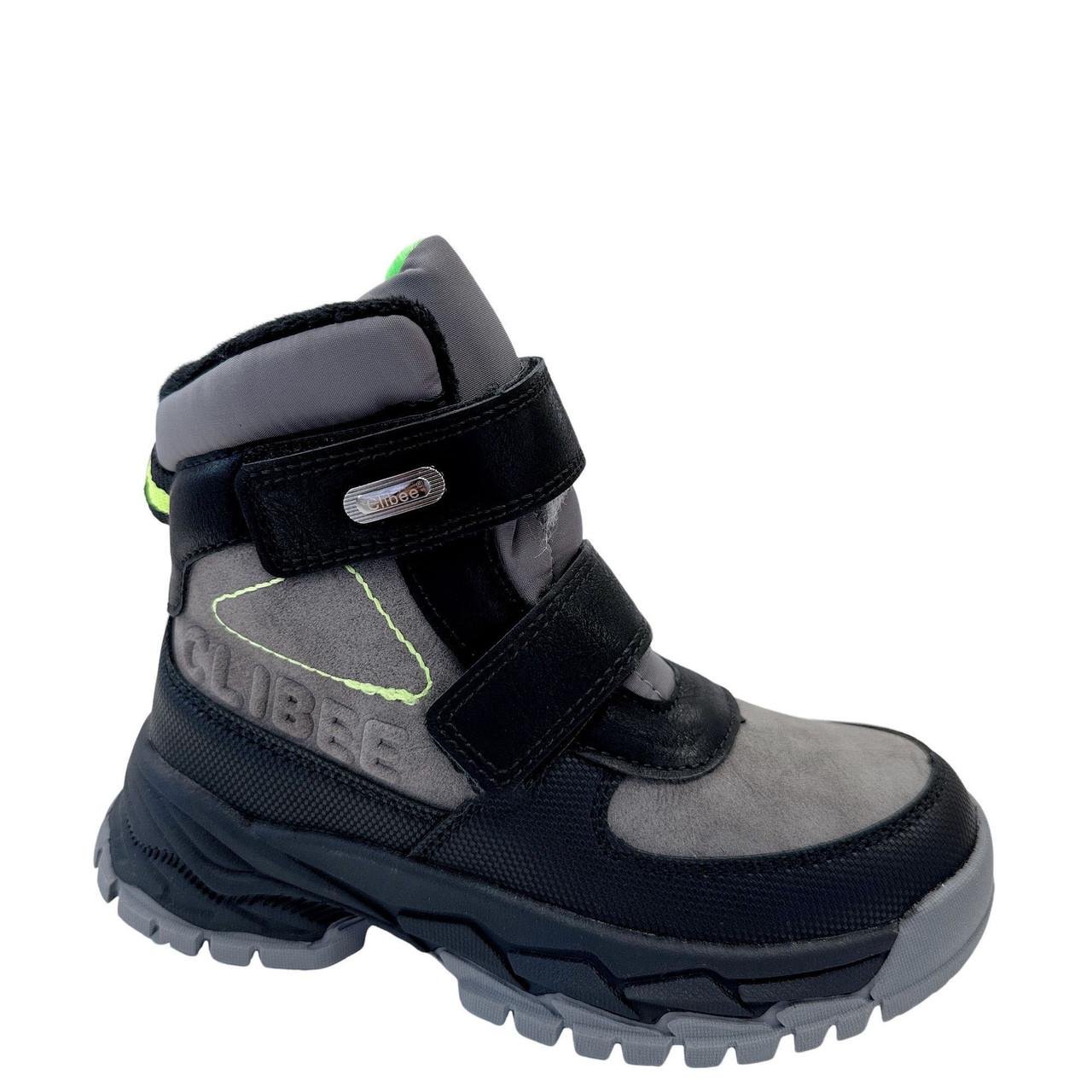 Черевики зимові для хлопчиків Clibee HB557-9/27 р. 27 Сірий Черевики зимові для хлопчиків Clibee HB557-9/27 р. 27 Сірий