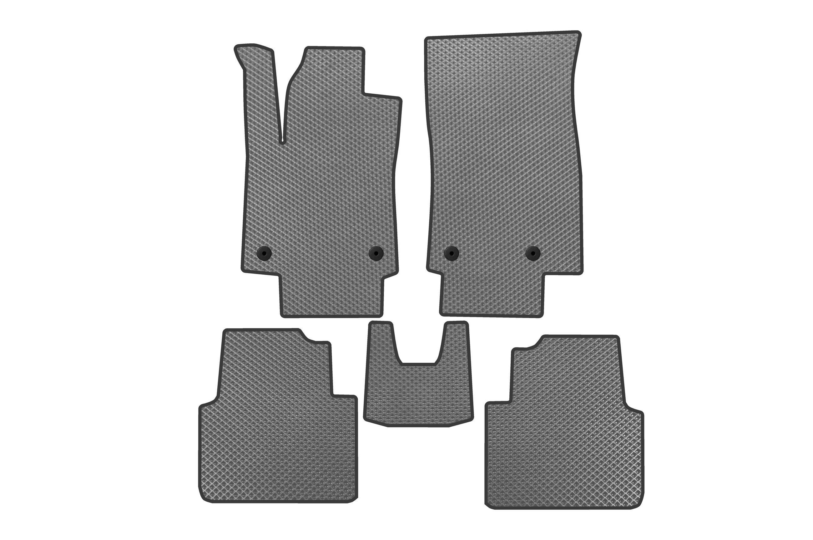 Коврики в автомобиль Digital Designs 2017-2020 для Opel Crossland X 2017-2024 гг. этилвинилацетат Серый (183991)