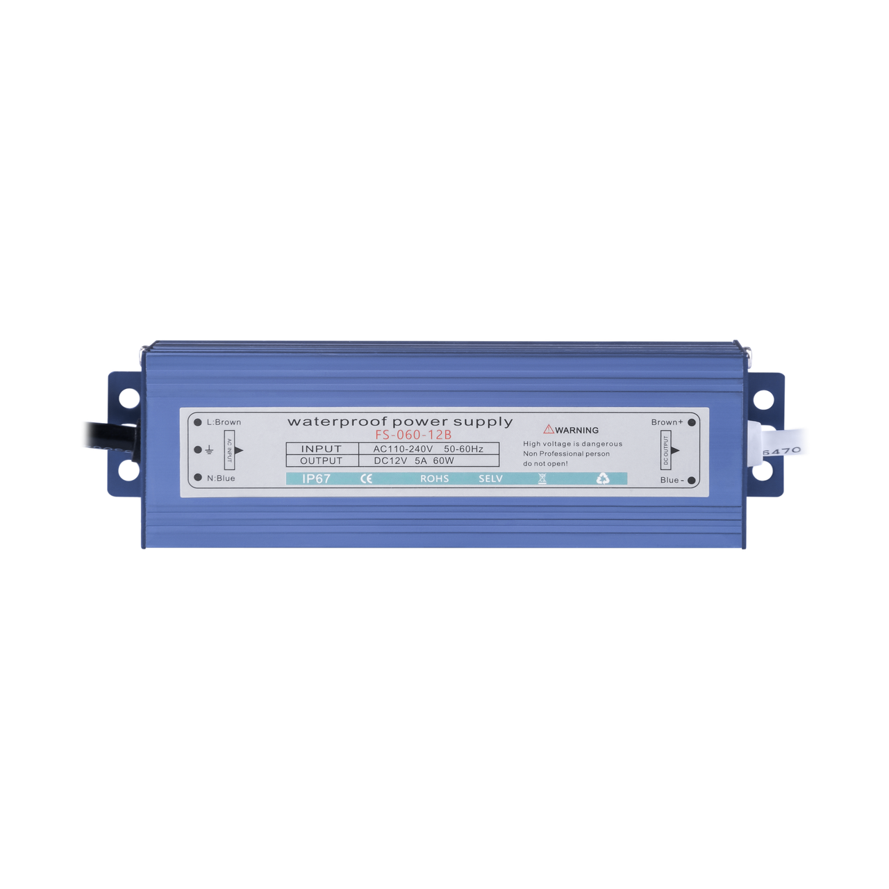 Блок питания импульсный GV-12V5А герметичный 60W